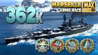 Крейсер &laquo;Марсель&raquo;: отличное прицеливание и маневрирование в наступлении - World of Warships