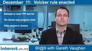 90 seconds at 9 am:Volcker rule enacted (news with Gareth Vaughan)