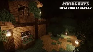 Calm Spruce Forest | Building a Sheep Pen & Mining | Relaxing Minecraft Longplay (No Commentary)