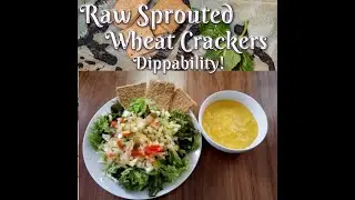 Raw Sprouted Dehydrated Wheat Crackers~Tutorial~Beginners~Vegan~Transitional Foods + Tips