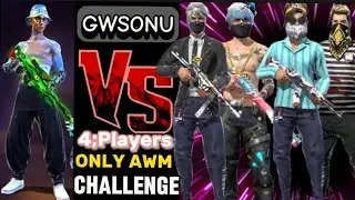 The AWM Challenge: 1v4 Clutch Against All Odds!