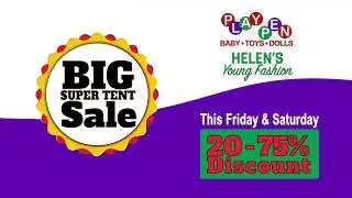 Play Pen & Helens Young Fashion Friday & Saturday Sale