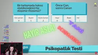 PQUEEN PSİKOPATLIK TESTİ ÇÖZÜYOR
