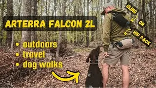NEW Arterra FALCON 2L Hip Pack/Sling // GET OUTSIDE and WALK the DOG!!