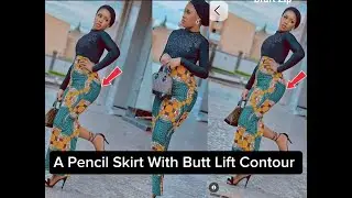 How to Draft & Cut a Pencil Skirt with Butt Contour | Beginner-Friendly Tutorial&rdquo;