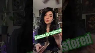 Balance is restored    #tarot #trending #shorts #tarotreading ￼