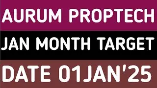AURUM PROPTECH STOCK LATEST NEWS 1JAN'25/AURUM PROPTECH SHARE LATEST NEWS UPDATES WITH TARGET