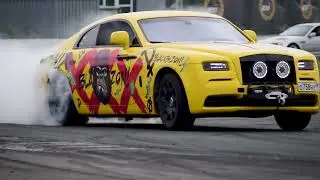 Rolls-Royce burnout | Drift Expo 2021 ADM Raceway