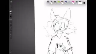 Drawing aim kids oc(not my character!!, character from aim kid)