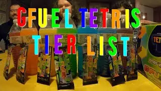 G Fuel Tetris Blast Stick Pack Box Tier List (Not-sponsored)