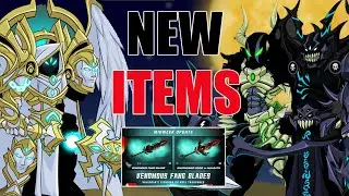 AQW GrimLight of Nulgath + Infernal Fiend! | Venomous Fang Blade Hunt +  More Nulgath Birthday Items