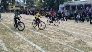 Annual sports meet 2026 / Senior boys slow cycle race...
