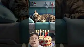 #cat #aicats #munchkinfold #catsick #cute#happybirthday #greenscreen #cutecat #funny #kitten #flyxo