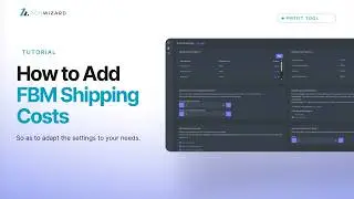 👉 How to Add FBM Shipping Costs on ZonWizard | Step-by-Step Guide