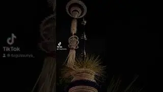 WOW MOMEN NAIKIN PENJOR INI YG SAYA TUNGGU&rdquo; , BIG JANUR ‼️ #penjor #penjorgalungan #janur
