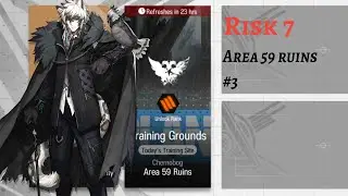 Arknights CC - Area 59 Ruins (Risk 7) Daily map clear #3.