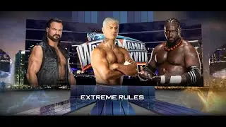 Cody Rhodes vs Drew McIntyre vs Oba Femi | Triple Threat WAR 🔥 | WWE 2K25