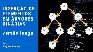 Inserção de elementos em uma Árvore Binária - versão longa