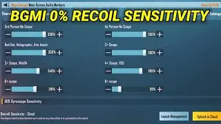 BGMI GOD LEVEL🔥SENSITIVITY JONATHAN SENSITIVITY SCOUT SENSITIVITY GYRO & NON GYRO SENSITIVITY