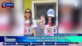 Candidatos bailan temas de moda para ganar votos y sacan los pasos prohibidos