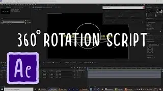 After Effects tutorial - 360 degree rotation script!