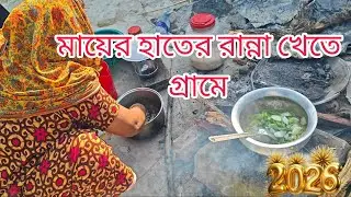 মা এর হাতের রান্না খেতে চলে আসলাম গ্রামে! #vlog 