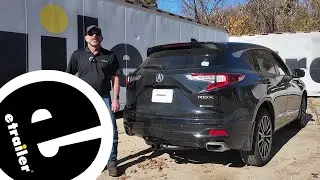 Installing the etrailer Trailer Hitch Receiver on a 2025 Acura RDX