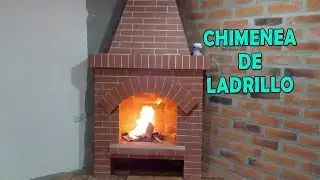 COMO HACER CHIMENEA RUSTICA DE LADRILLOS | Tutorial paso a paso