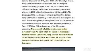 What Is Governor Rule  & How Many Times Imposed On Jammu and Kashmir?