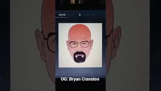 Breaking Bad | OG : Bryan Cranston as Walter white Vector Art In Illustrator | Web Series | Science