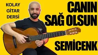 Semicenk & Rast - Canın Sağ Olsun Gitar Dersi, Akor, Ritim, Canın Sağolsun Baresiz Kolay Gitar Dersi