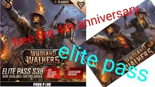 Gareena free fire 4th anniversary elite pass
