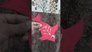 How to make paper fish craft short video #craft #fishing #fish #shortvideo #shorts