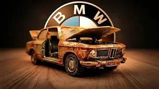 Restoration Abandoned BMW 2002 Turbo - INCREDIBLE Transformation!