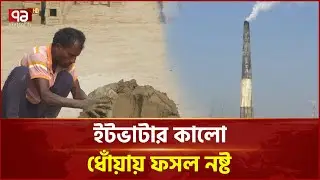 অবৈধ ইটভাটার কালো ধোঁয়ায় নষ্ট হচ্ছে এলাকার পরিবেশ | Illegal Brick Kiln | Ekattor TV