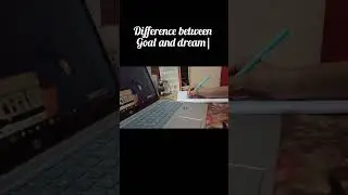 Goal Vs dream......📊🎯#reality #motivation #neetaspirents #workinghard #goals #dream #progress