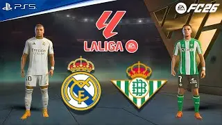FC 26 | Real Madrid vs Real Betis | LALIGA Showdown | Vin&iacute;cius J&uacute;nior vs Abde Ezzalzouli