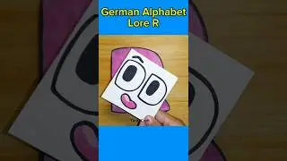 German Alphabet Lore R | DIY Paper Craft #shorts #germanalphabetlorer