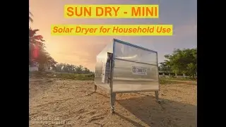 Compact Solar dryer for Household usages