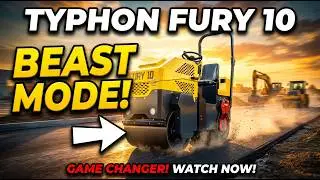 TYPHON Fury 10 Mini Road Roller | 1 Ton Compaction Power in Action | TYPHON Machinery | 2026
