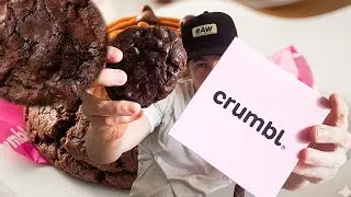 Crumbl Brownie Batter Cookie Review 🍫 | Gooey Chocolate Cookie Taste Test!