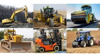 Learning Construction Vehicles for Kids | Excavator,Tractor, Dump Trucks & More | Kids Toys