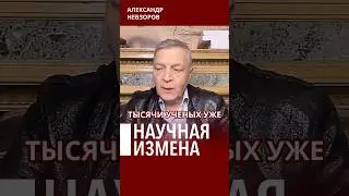 Еще одного ученого обвинили в измене родине #невзоров