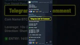 Binance Future Trading Signal in Telegram 2023 | Video No- 18 | #shorts