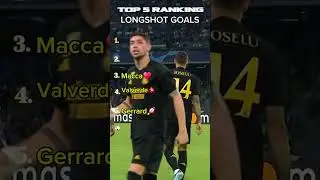 Ranking Top 5 Longshot Goals 🚀 #goals #football #shorts #ranking #longshot
