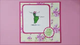 card #34 carousel fold card for birthday & love | Craft Our Paper Stash with Paige & Deb