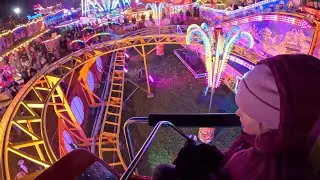 Racing Coaster - Thoma / Hartmann ( Onride / POV ) [ Markt Hochheim am Main 2024 ]