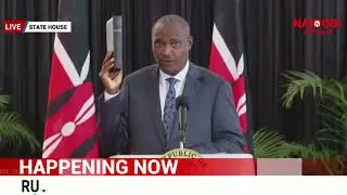 John Mbadi takes Oath of Office as CS National Treasury and Planning.