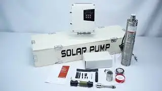 3 inch Solar-Powered Helical Rotor Submersible Borehole Pump Screw Pump with MPPT Controller