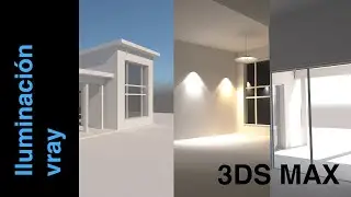 Iluminación en 3dsmax con luces vray